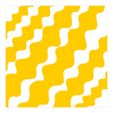Yellow Wavy Pattern (Print Only) thumbnail