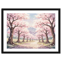 Sakura Path: Serene Cherry Blossom Avenue