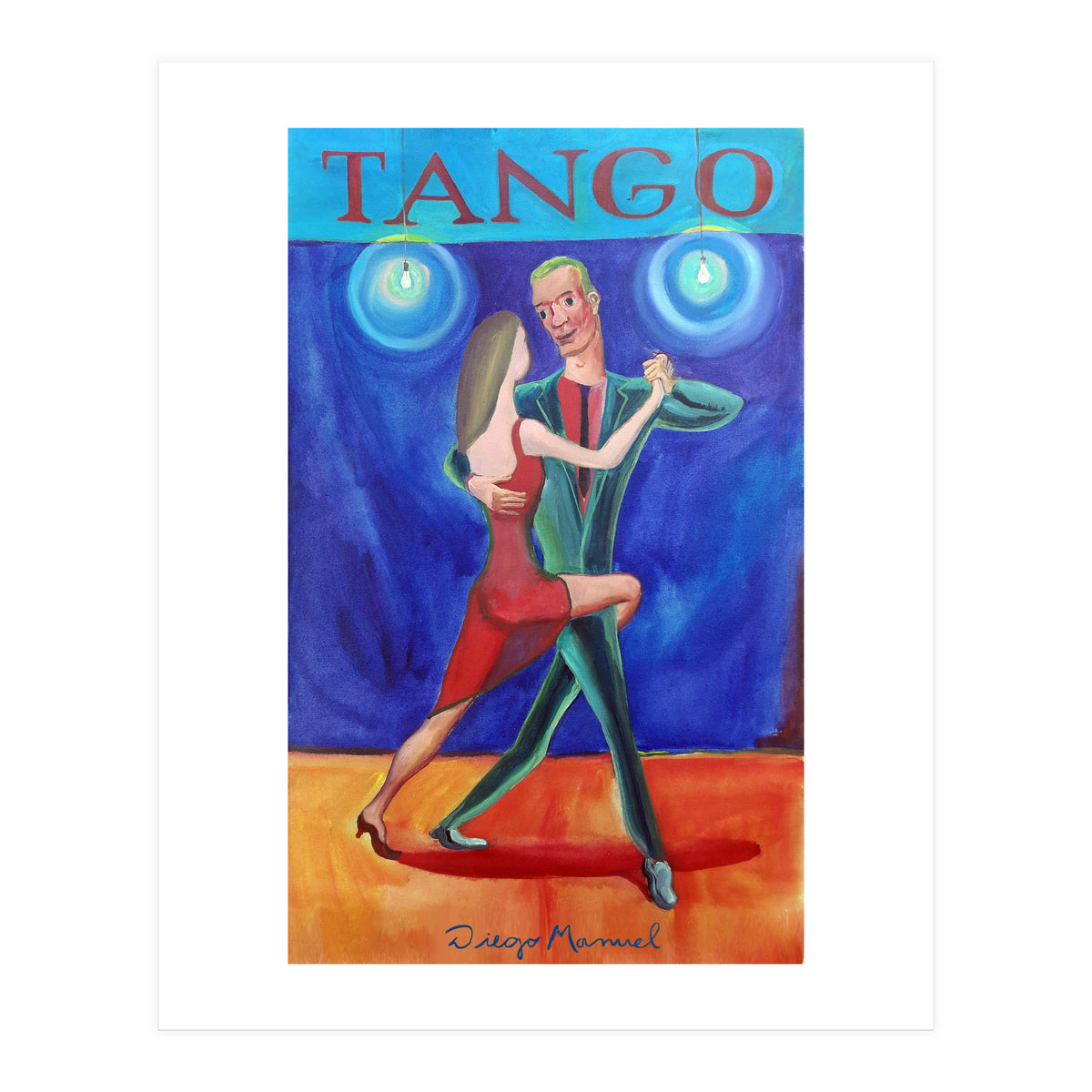 Afiche De Tango  (Print Only)