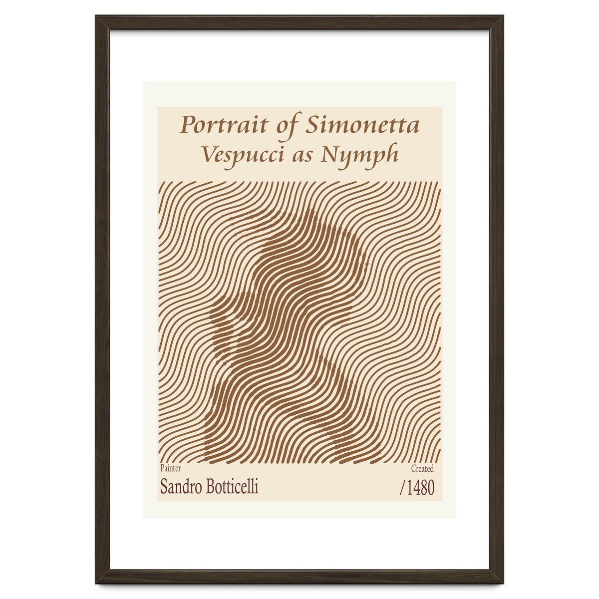 Portrait Of Simonetta Vespucci As Nymph – Sandro Botticelli (1480)