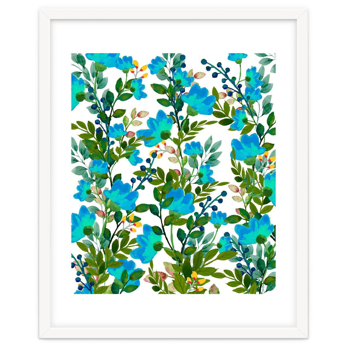Blue #society6 #decor #buyart