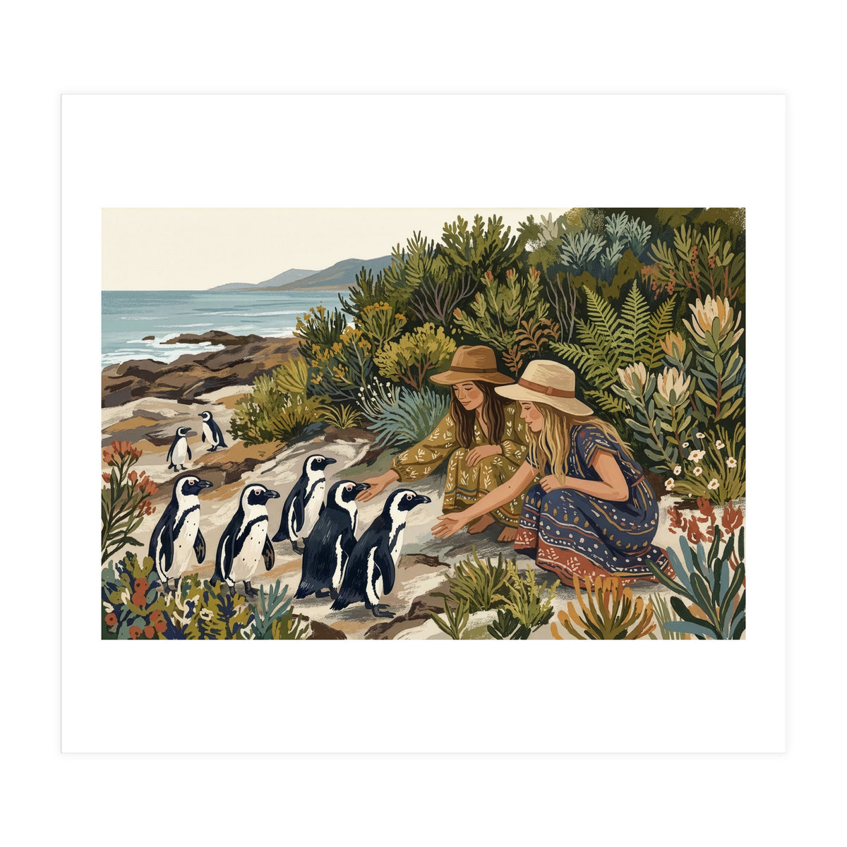 Penguin Coast Encounter (Print Only)