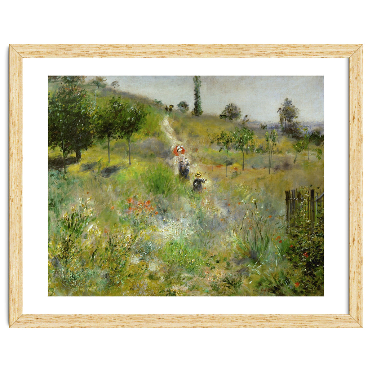 Chemin montant dans les hautes herbes. Oil on canvas (around 1875) 60 x 74 cm R. F. 2581.