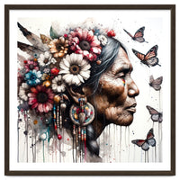 Matriarch With Wildflowers