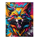Aggressive Fox, Graffiti (Print Only) thumbnail