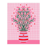 Heart Flowers Vase (Print Only) thumbnail