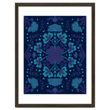 Clovers And Flowers Night Blue thumbnail