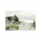 A natural hot spring landscape where steam rises - Iceland  (Print Only) thumbnail