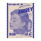 Audrey Hepburn Stamps Art (Print Only) thumbnail