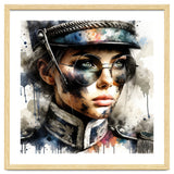 Watercolor Napoleonic Soldier Woman #5 thumbnail