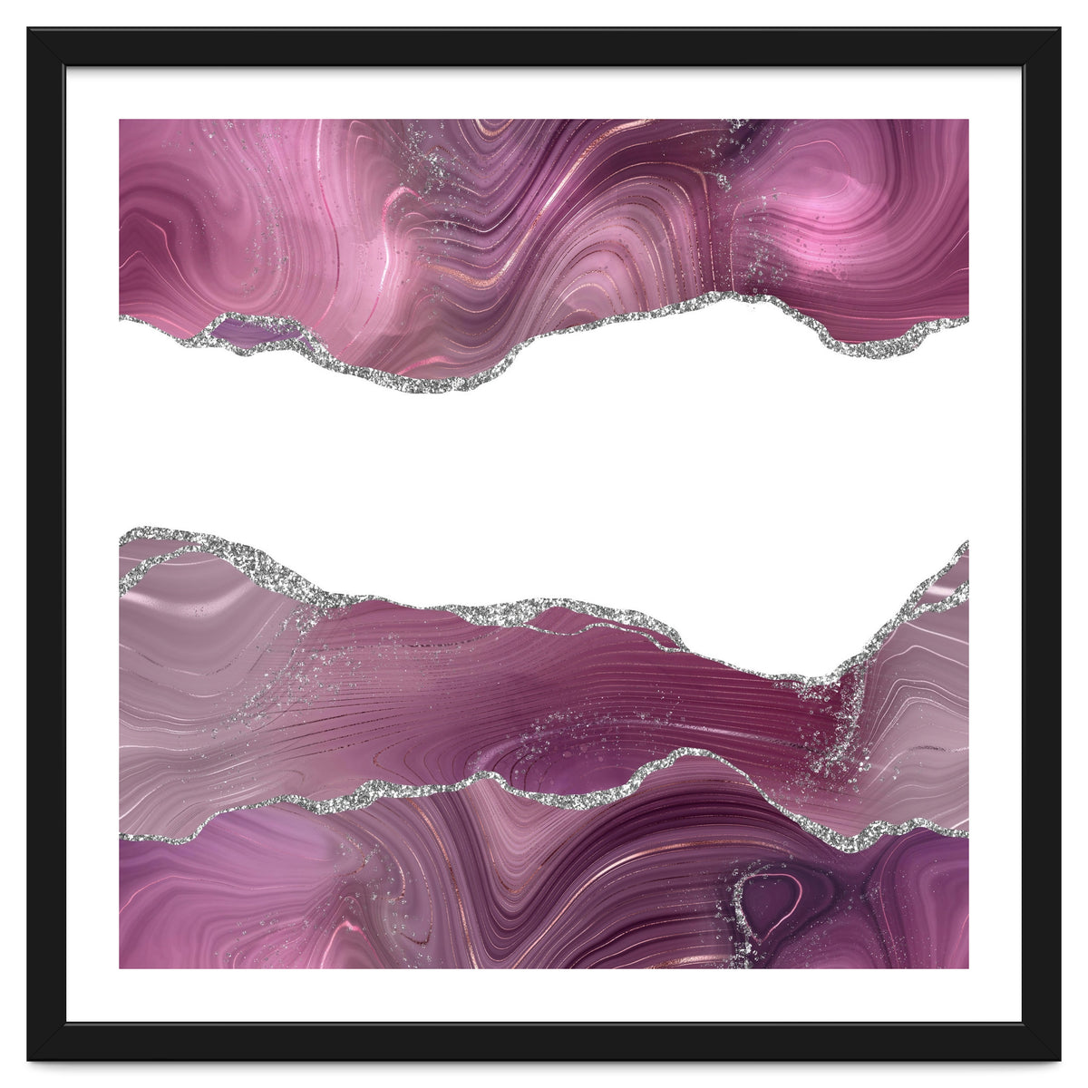 Mauve & Silver Agate Texture 08