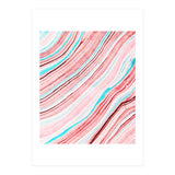 Between the Lines, Pastel Watercolor Abstract Painting, Subtle Neutral Minimal Illustration (Print Only) thumbnail