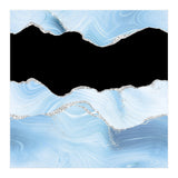 Blue & Silver Agate Glitter Texture 03 (Print Only) thumbnail