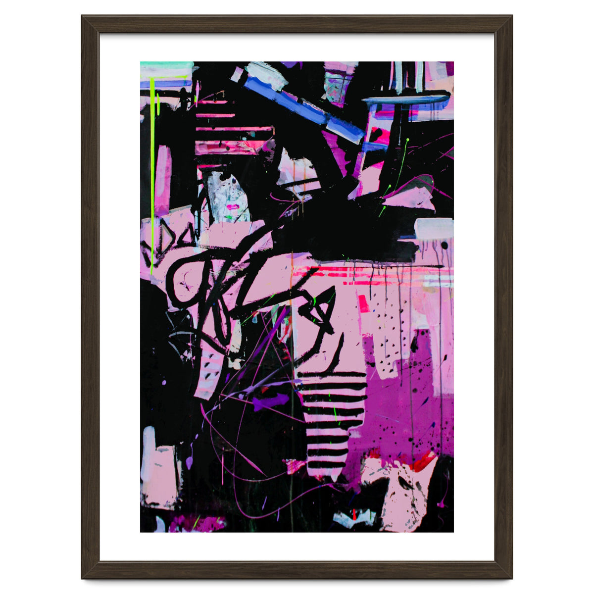 Wild Child Abstract Acrylic Colorful Arthaus Michelle Williams