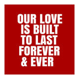 Our love is built to last forever (Print Only) thumbnail