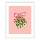 Mistletoe And Pink Bow thumbnail