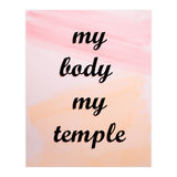 My Body My Temple (Print Only) thumbnail