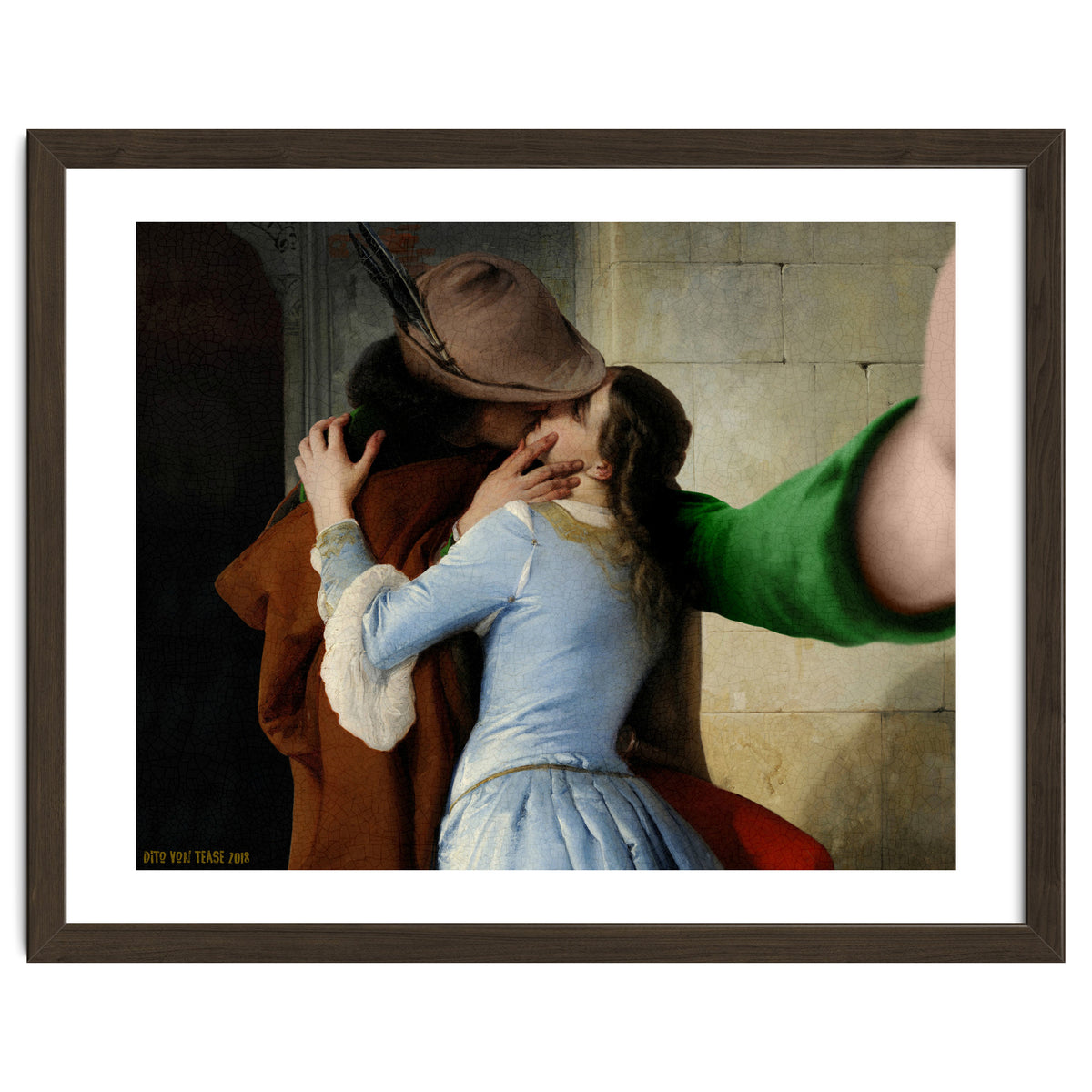 Francesco Hayez - The Kiss - Selfie
