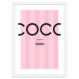 Paris Fashion Quote Art, Coco Chanel, Chic Decor thumbnail