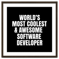 World's most coolest and awesome software developer