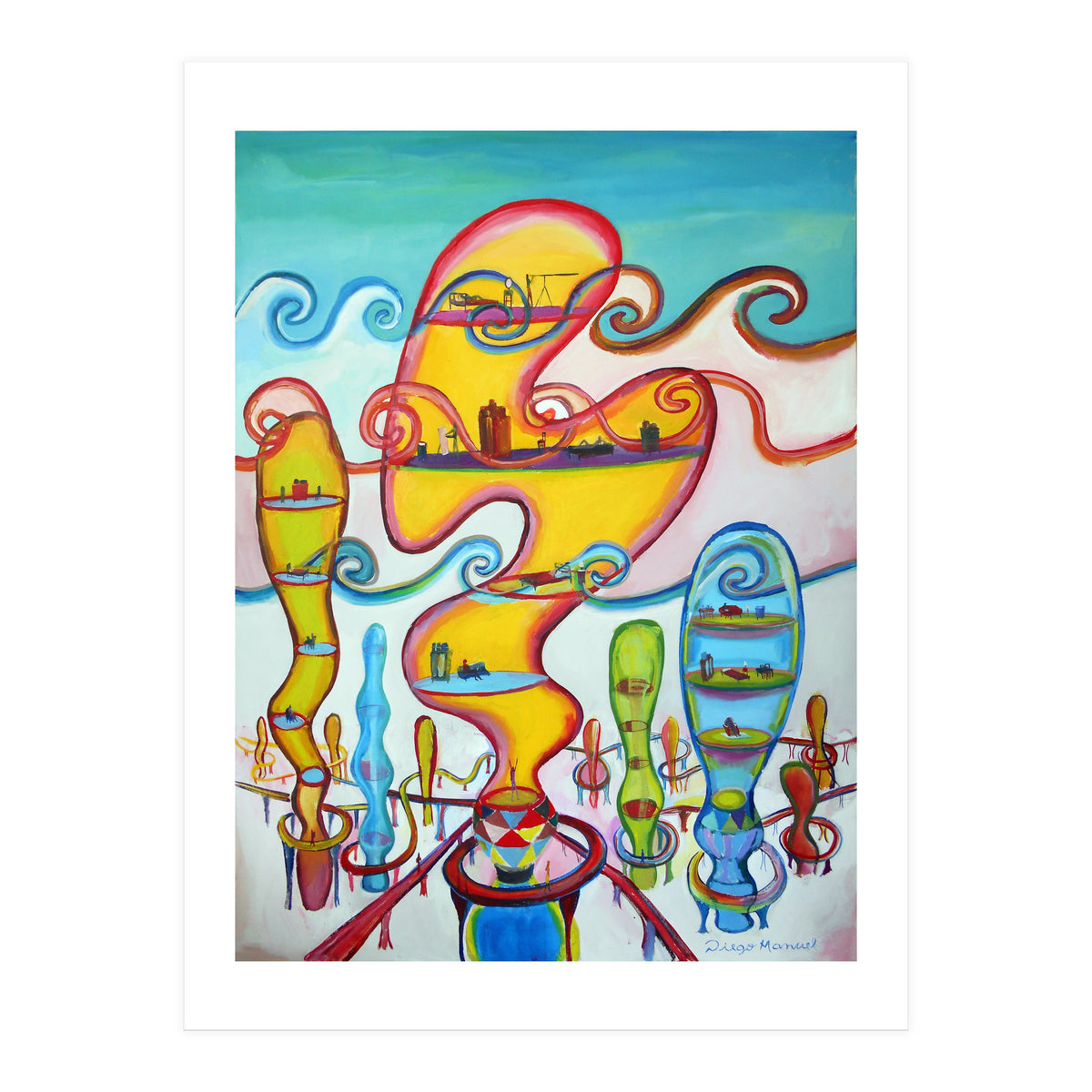 Ciudad Del Futuro 1 (Print Only)