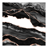 Black & Rose Gold Agate Texture 06  (Print Only) thumbnail