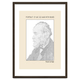 Portrait Of An Old Man With Beard – Ascii Art (vincent Van Gogh) thumbnail