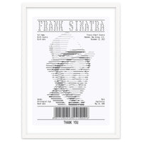 Receipt Art Frank Sinatra