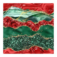 Christmas Glitter Agate Texture 05 (Print Only)