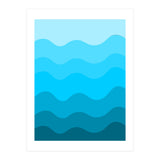 Blue gradient design  (Print Only) thumbnail