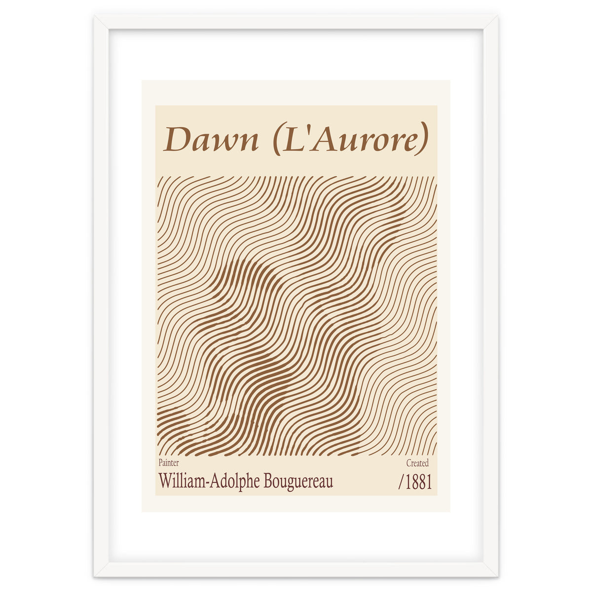 Dawn (l'aurore) – William Adolphe Bouguereau 1881