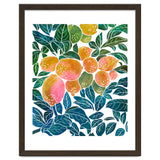 Lemons | Watercolor Modern Boho Botanical Painting | Pastel Summer Jungle Garden Juicy Fresh thumbnail