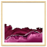 Burgundy & Silver Agate Texture 16 thumbnail
