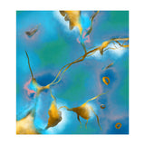 In My Veins, Abstract Marble Gold Texture, Eclectic Painting Resin Bohemian, Contemporary Luxe Chic Luxury (Print Only) thumbnail