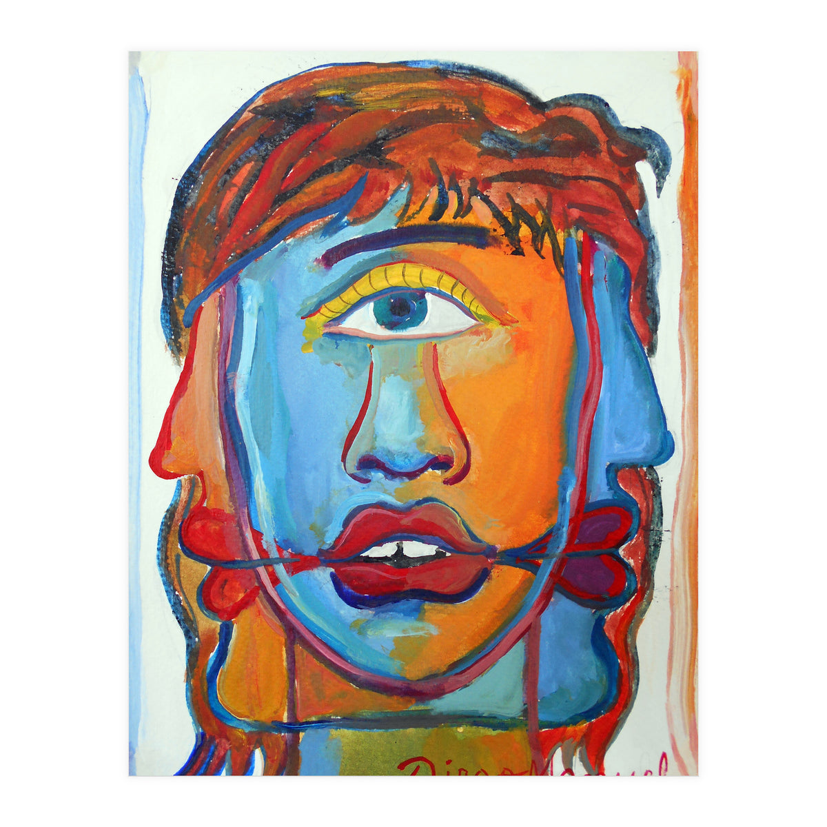 Cabeza De Mujer 1 (Print Only)