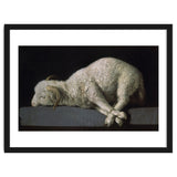 Agnus Dei - ca.1635-40 - oil on canvas - 37,3 x 62 cm - Spanish Baroque - NP 7293. thumbnail