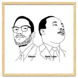 Martin Luther King Jr and Malcolm X thumbnail