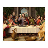 Juan de Juanes / 'The Last Supper', ca. 1562, Spanish School, Oil on panel, 116 cm x 191 cm, P00846. (Print Only) thumbnail