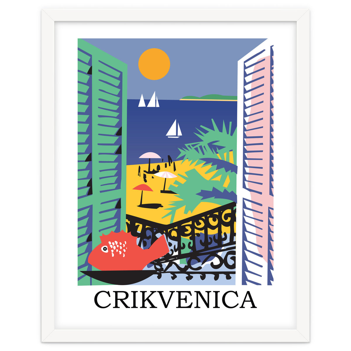 Crikvenica, View From a Window