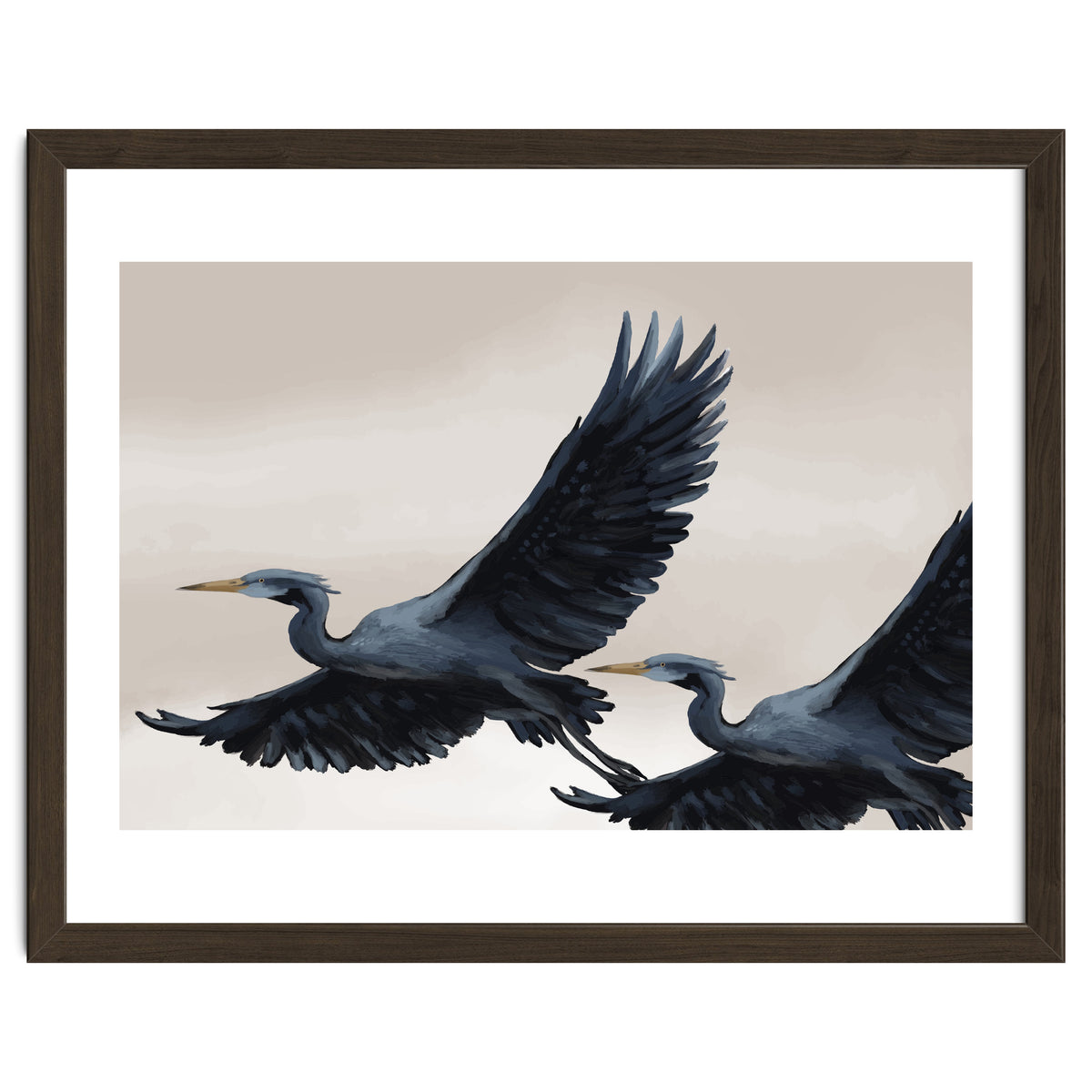 Migrating Herons