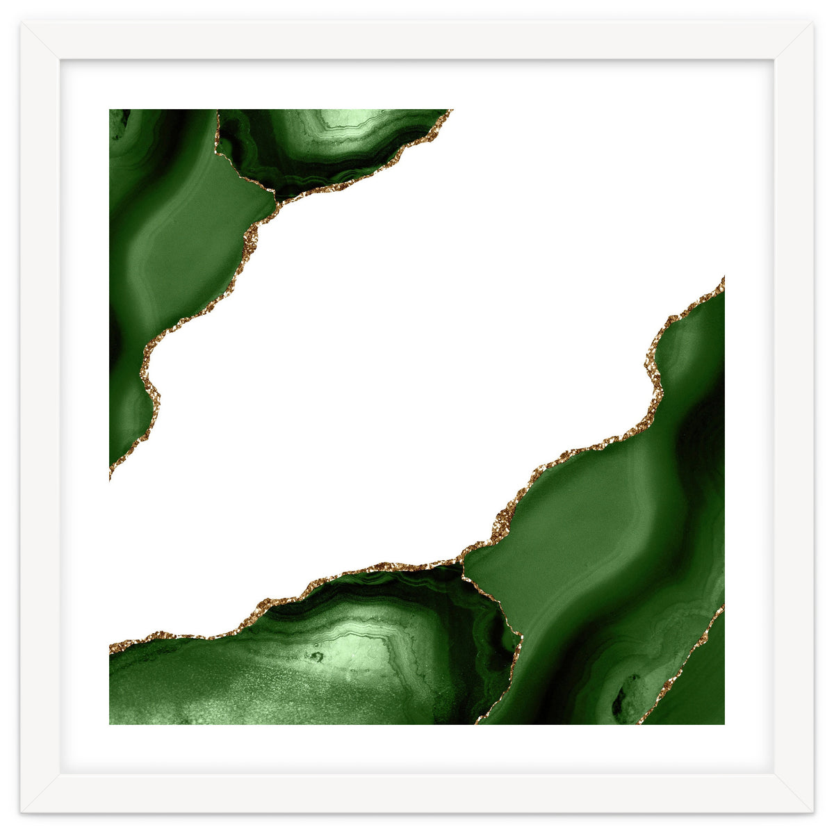 Green & Gold Agate Texture 22