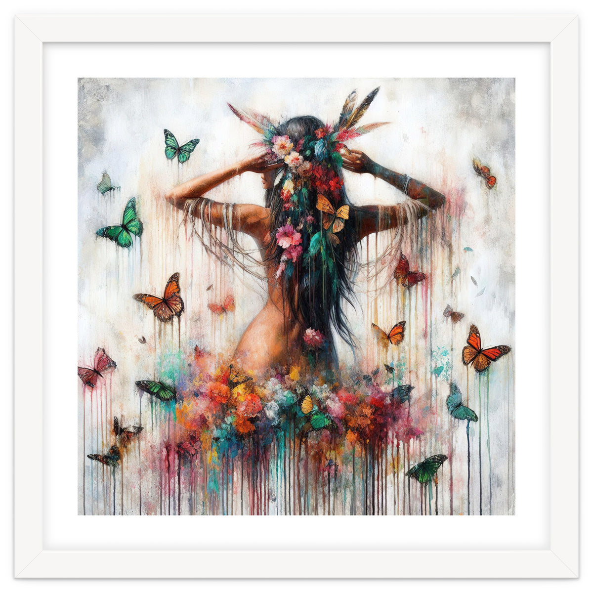 Floral Butterfly Reverie