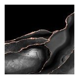 Black & Rose Gold Agate Texture 04  (Print Only) thumbnail