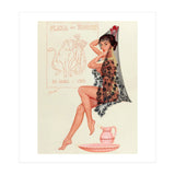Pinup Spanish Girl (Print Only) thumbnail