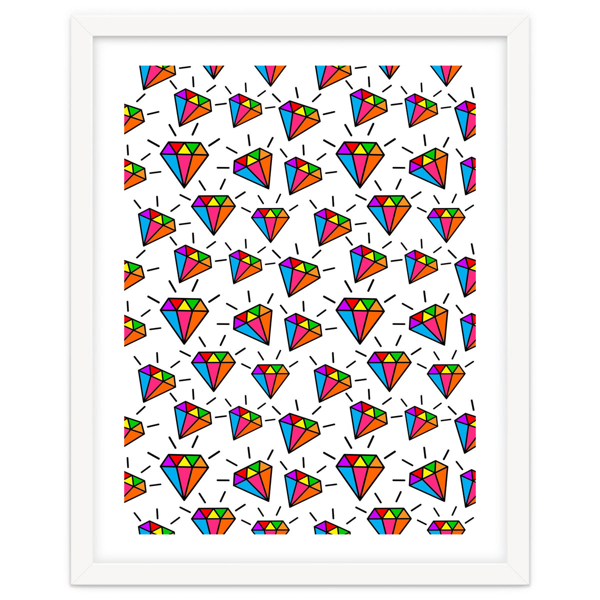 Cute diamonds pattern