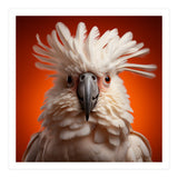Close Up Portrait Of A White Cockatoo Parrot (Print Only) thumbnail