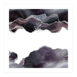 Black & Silver Glitter Agate Texture 07  (Print Only) thumbnail