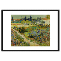 Vincent van Gogh – Garden at Arles | Vibrant Post-Impressionist Wall Art