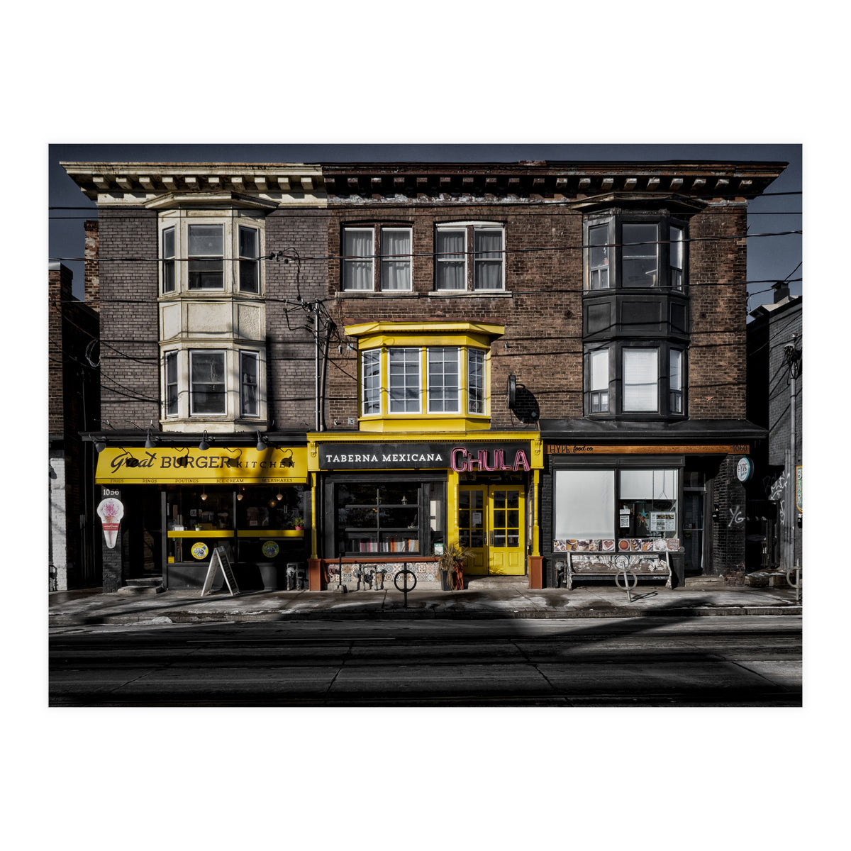 Nos 1056 - 1060 Gerrard St E 1 Color Version (Print Only)