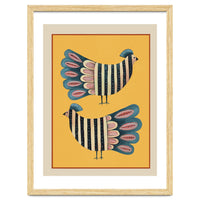 Striped Bird Pair II